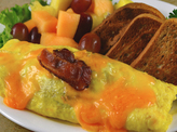 photo of menu item 'Gluten Free Bacon Cheddar Omelette'