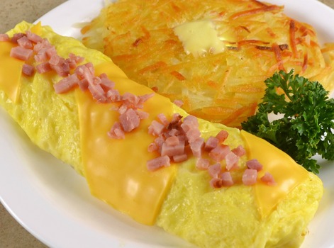 photo of menu item 'Ham 'N Cheese Omelette'