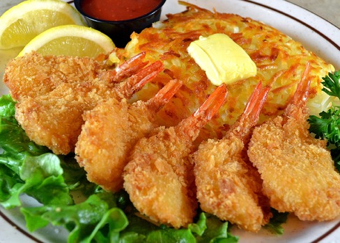 photo of menu item 'Fantail Shrimp Dinner'
